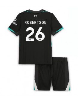 Otroški Nogometna dresi replika Liverpool Andrew Robertson #26 Gostujoči 2024-25 Kratek rokav (+ hlače)